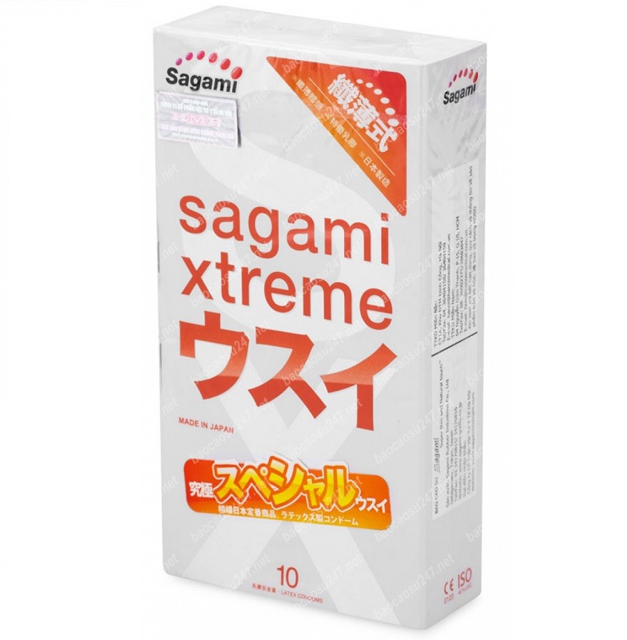 Ультратонкие латексные презервативы Sagami Xtreme Superthin, 3 шт пр Sagami № 3/143146 - Sagami - Ультратонкие презервативы - Купить